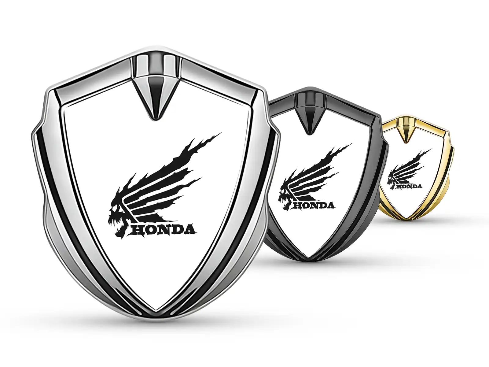 Honda Badge Fender Custom Stile Pro Inox